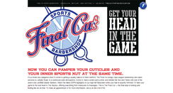 Desktop Screenshot of finalcut-sportsbarbershop.com