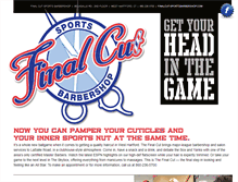 Tablet Screenshot of finalcut-sportsbarbershop.com